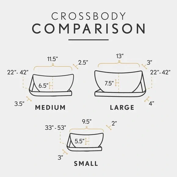 NWT Portland Leather Koala Sling Bag Medium in Nutmeg - Picture 13 of 14